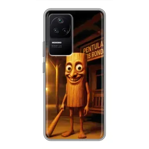 Чехол с мемом Тралалело тралала на Xiaomi POCO F4 (5G) (Тунг тунг сахур)