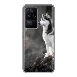 Чохол з Хаскі Xiaomi POCO F4 (5G) - (AlphaPrint) (Вірний собака)