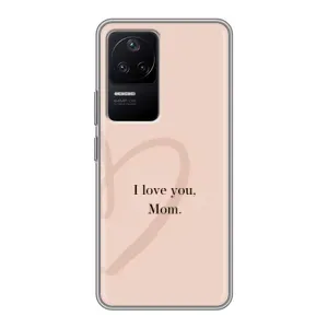 Чехлы для мамы на Xiaomi POCO F4 (5G) (Сердце маме)