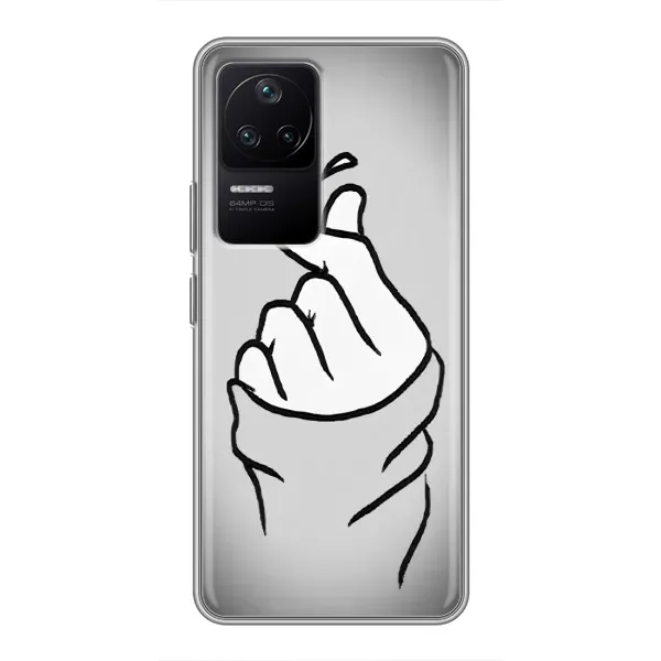Чохол з принтом «Значок Love» для Xiaomi POCO F4 (5G)