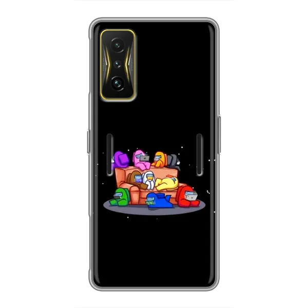 Чехол с принтом «Амонг-ас» для Xiaomi POCO F4 GT Чехол с принтом «Амонг-ас» для Xiaomi POCO F4 GT