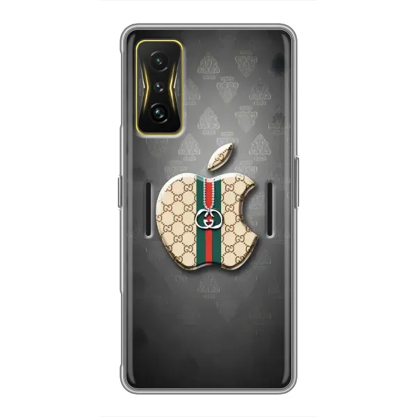Чохол з принтом «Apple gucci» для Xiaomi POCO F4 GT