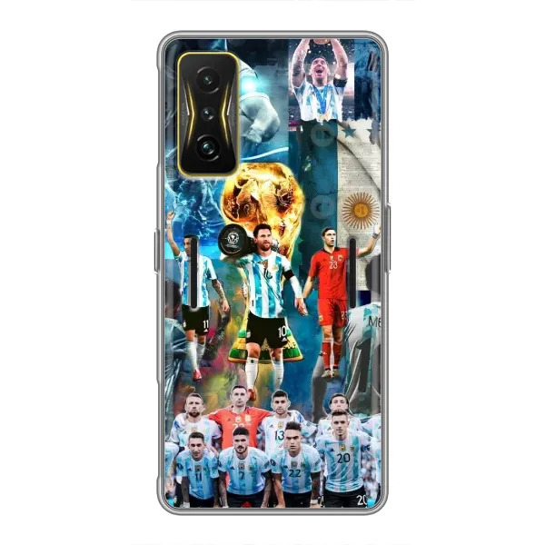 Чехол с принтом «Аргентина Месси» для Xiaomi POCO F4 GT