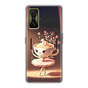 Чохол з мемом Тралалело тралала на Xiaomi POCO F4 GT (Балерина капучина)