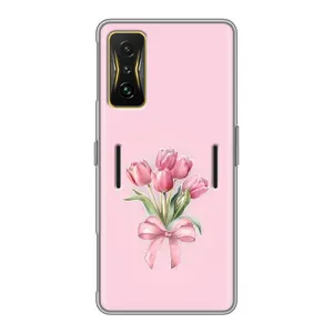 Чохол з розовим принтом для Xiaomi POCO F4 GT (Букет квітів)