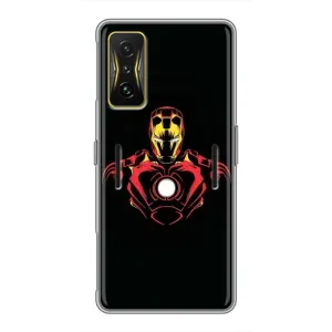 Чохли з героями Марвел Xiaomi POCO F4 GT (VPrint) (Залізна людина)