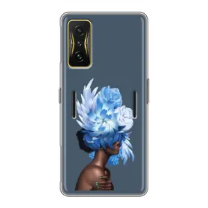 Чехлы (ART) Цветы на Xiaomi POCO F4 GT (VPrint) (Квіти на голові)