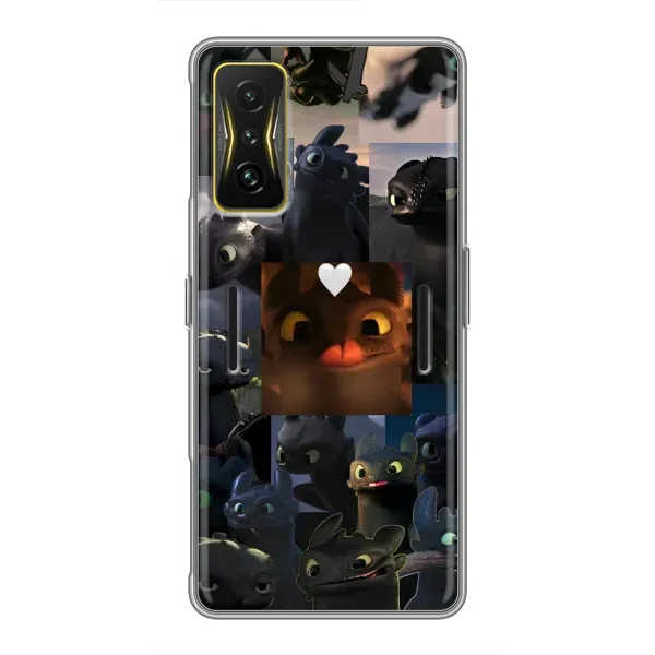Чехол с принтом «Дракон коллаж» для Xiaomi POCO F4 GT Чехол с принтом «Дракон коллаж» для Xiaomi POCO F4 GT