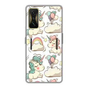 Чохол для Сяомі POCO F4 GT - (Єдинорожки - Новинки) (AlphaPrint)