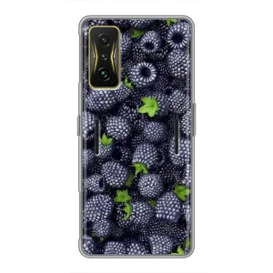 Чохли з фруктами для Xiaomi POCO F4 GT (VPrint) (Ожина)