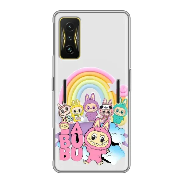 Чохол з принтом «Фон Лабубу» для Xiaomi POCO F4 GT