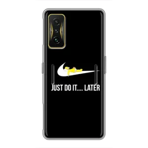 Чехол с Симпсонами для Xiaomi POCO F4 GT (VPrint) (Гомер Later)