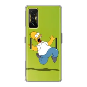 Чехол с Симпсонами для Xiaomi POCO F4 GT (VPrint) (Гомер Симпсон)