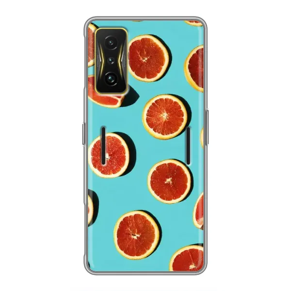 Чохол з принтом «Грейпфрут» для Xiaomi POCO F4 GT