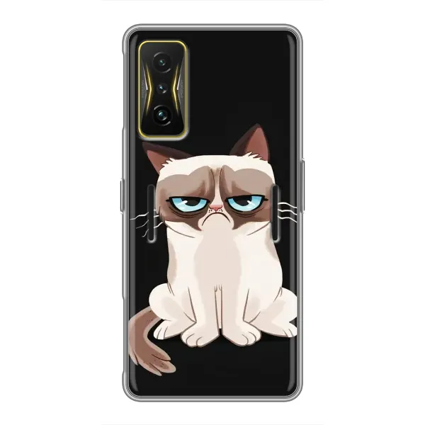 Чехол с принтом «Грустный кот» для Xiaomi POCO F4 GT Чехол с принтом «Грустный кот» для Xiaomi POCO F4 GT