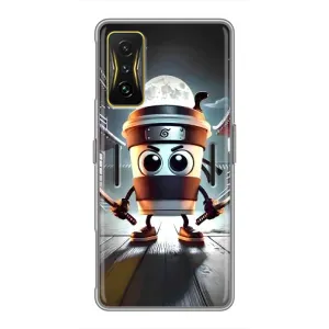 Чохол з мемом Тралалело тралала на Xiaomi POCO F4 GT (Капучіно асасіно)