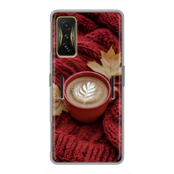 Чехол с принтом «Кофе на пледе» для Xiaomi POCO F4 GT Чехол с принтом «Кофе на пледе» для Xiaomi POCO F4 GT