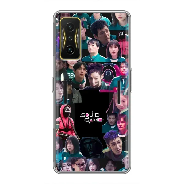 Чохол з принтом «Колаж Гра кальмара» для Xiaomi POCO F4 GT