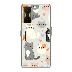 Чохол з малюнком кіт на Xiaomi POCO F4 GT (Колаж котів)