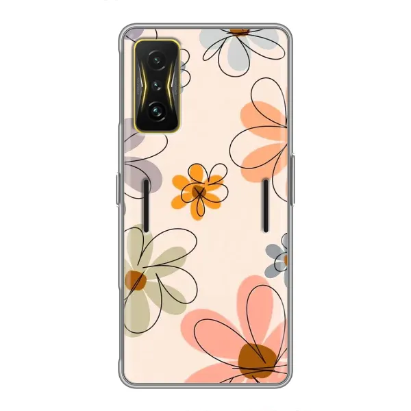 Чохол з принтом «Кольорові квіти» для Xiaomi POCO F4 GT