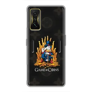 Чехли для Xiaomi POCO F4 GT - Скрудж МакДак Louis Vuitton (PREMIUMPrint) (Король грошей)