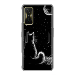 Чохол з принтом для Xiaomi POCO F4 GT (AlphaPrint) Модні коти