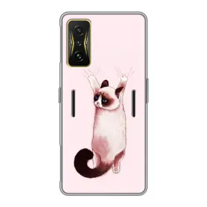 Чохол на Сяомі POCO F4 GT з Котиками (VPrint) (Котик падає)