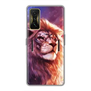 Чохол з картинкою ЛЕВ для Xiaomi POCO F4 GT (VPrint) (Красочний Лев)