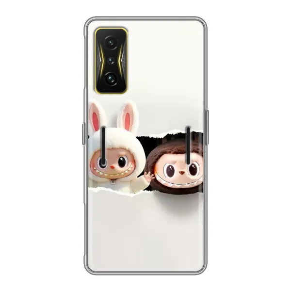 Чохол з принтом «Лабубу» для Xiaomi POCO F4 GT