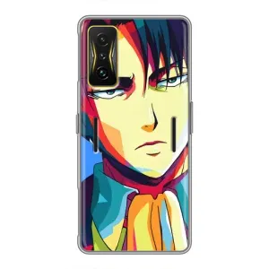 Чохли Персонажі Аніме Наруто для Xiaomi POCO F4 GT (AlphaPrint) (Леві Аккерман)