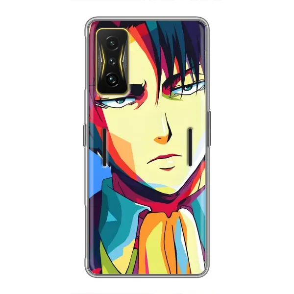 Чохол з принтом «Леві Аккерман» для Xiaomi POCO F4 GT