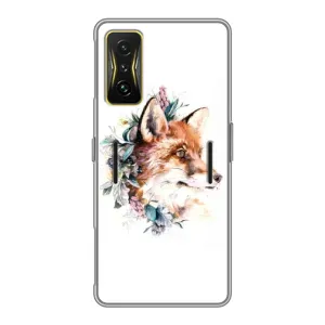 Чохли з картинкою Лисичка для Xiaomi POCO F4 GT (VPrint) (Лиса в квітах)