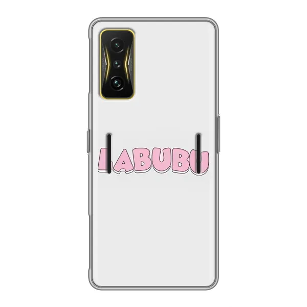 Чохол з принтом «Лого Лабубу» для Xiaomi POCO F4 GT