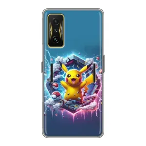 Чохол з принтом «Лого Пікачу» для Xiaomi POCO F4 GT