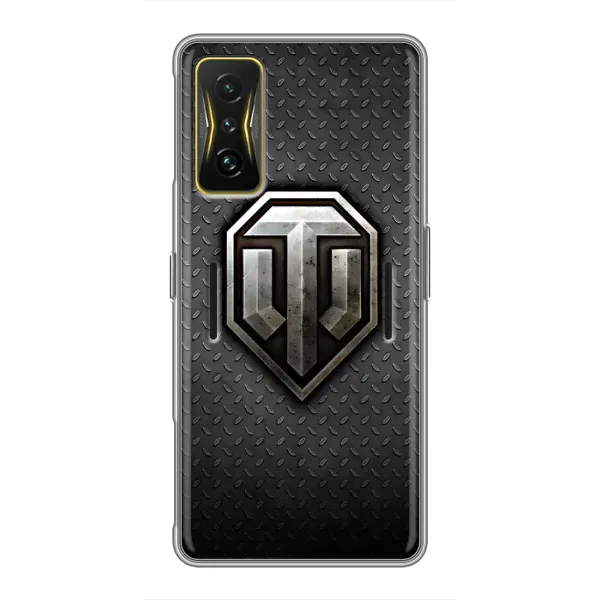 Чохол з принтом «Лого Tanks» для Xiaomi POCO F4 GT Чохол з принтом «Лого Tanks» для Xiaomi POCO F4 GT