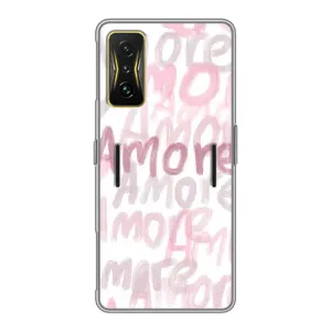 Чохол з розовим принтом для Xiaomi POCO F4 GT (Аморе любов)