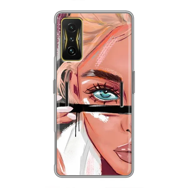 Чохол з принтом «Макіяж» для Xiaomi POCO F4 GT Чохол з принтом «Макіяж» для Xiaomi POCO F4 GT