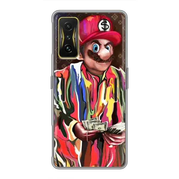 Чехол с принтом «Mario LV» для Xiaomi POCO F4 GT