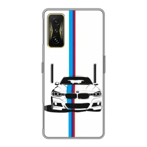 Чохол для Сяомі POCO F4 GT - з принтом БМВ (AlphaPrint) (Машина БМВ)