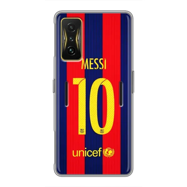 Чехол с принтом «Messi Barca 10» для Xiaomi POCO F4 GT