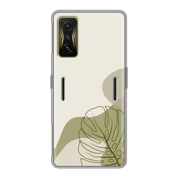Чехол с принтом «Зеленая монстера дизайн» для Xiaomi POCO F4 GT Чехол с принтом «Зеленая монстера дизайн» для Xiaomi POCO F4 GT