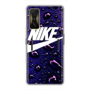 Чехол для Xiaomi POCO F4 GT - с принтом Найк (AlphaPrint) (Найк принт)