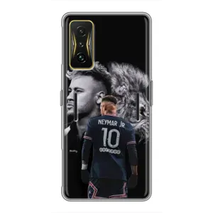 Чохол Неймар для Xiaomi POCO F4 GT (AlphaPrint) (Неймар Лев)