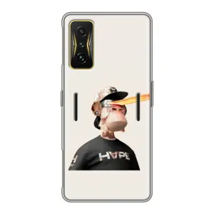 Чохли з Мавпами NFT для Xiaomi POCO F4 GT (AlphaPrint) (мавпа NFT в окулярах)