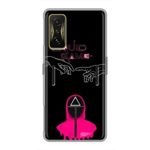 Чохол Гра в кальмара для Xiaomi POCO F4 GT (Мінімалізм Гра кальмара)