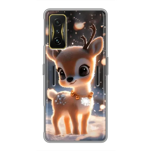 Чехол с принтом «Олененок» для Xiaomi POCO F4 GT Чехол с принтом «Олененок» для Xiaomi POCO F4 GT