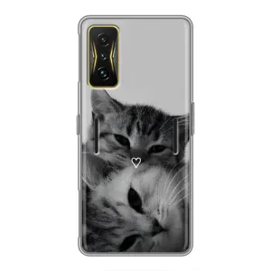 Чохол з малюнком кіт на Xiaomi POCO F4 GT (Пара котів)