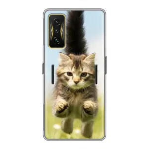 Чохли з Котиками для Xiaomi POCO F4 GT (VPrint) (Прижок кота)