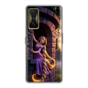 Чохол з принтом «Рапунцель на вежі» для Xiaomi POCO F4 GT
