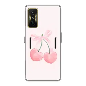 Чохол з розовим принтом для Xiaomi POCO F4 GT (Рожеві вишні)